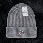 Moncler Wool Logo Patch Beanie