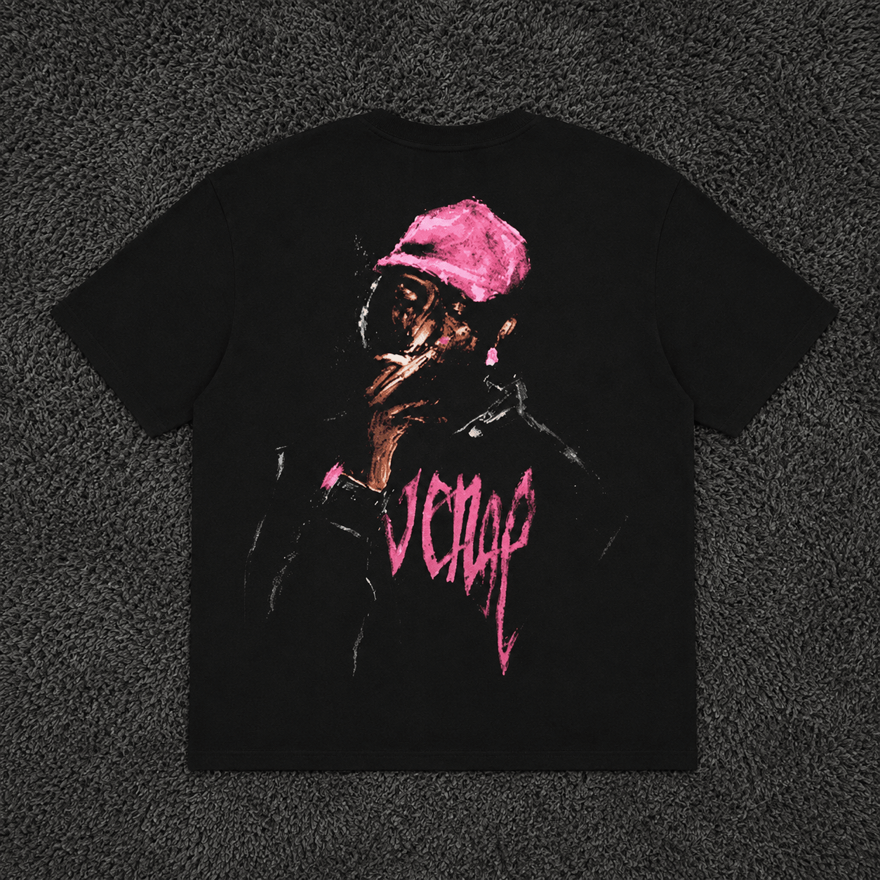 Revenge x Ski Mask The Slump God Pink Graphic Tee