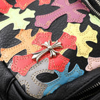 Chrome Hearts Leather Cross Backpack