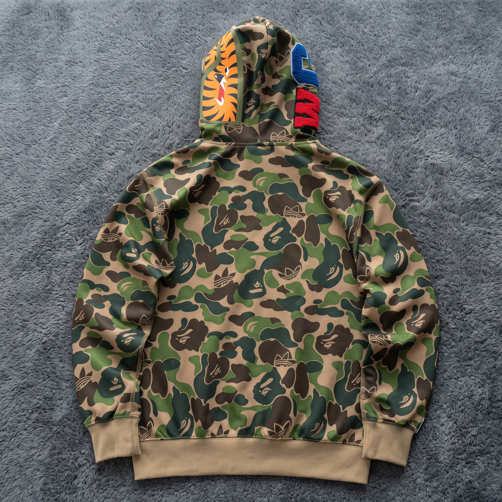 BAPE x Adidas Camo Shark Full Zip