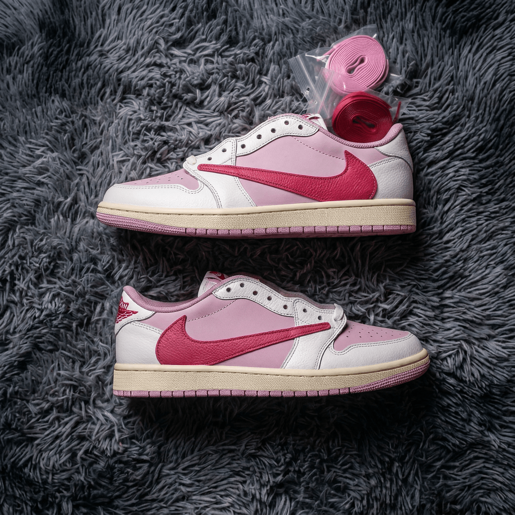 Travis Scott x Air Jordan 1 Low Pink