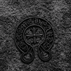 Chrome Hearts Horseshoe Floral Cross Wall Plaque