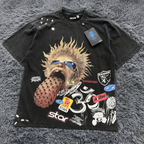 Hellstar Flame Face Graphic T-Shirt