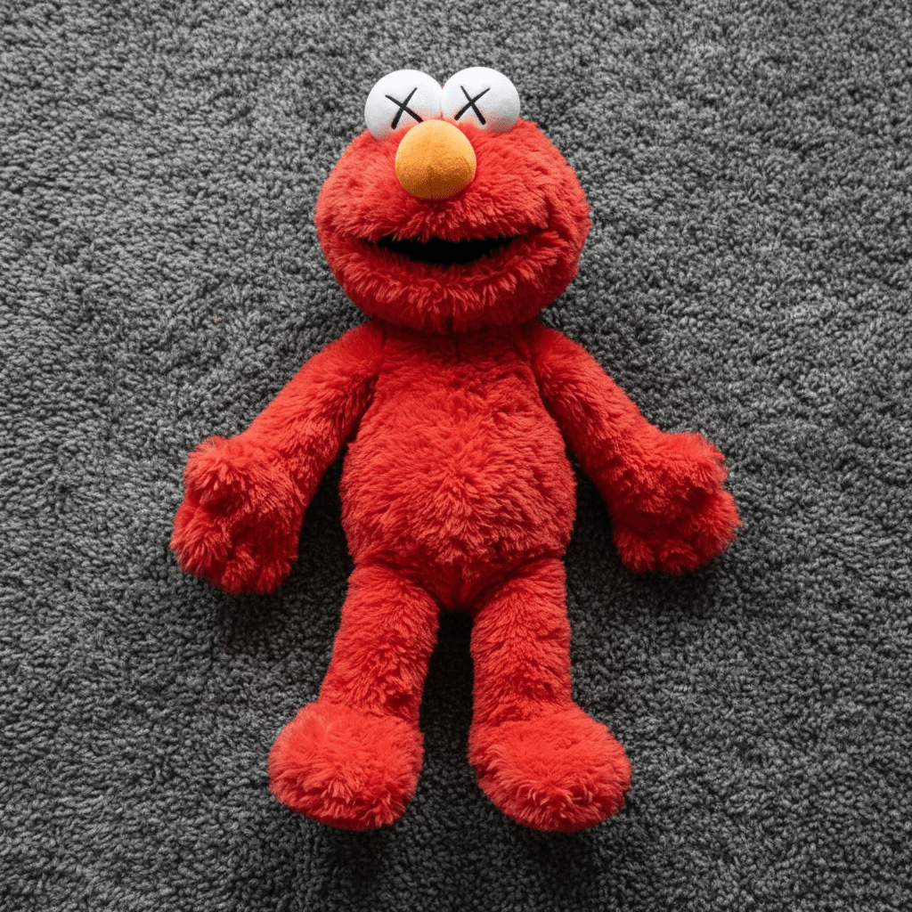 KAWS x Uniqlo Sesame Street Plush Toy