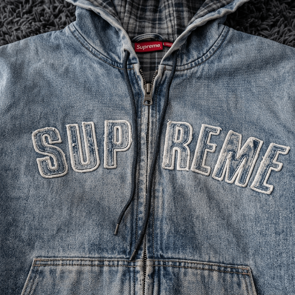 Supreme Plaid-Lined Cordura Work Jacket
