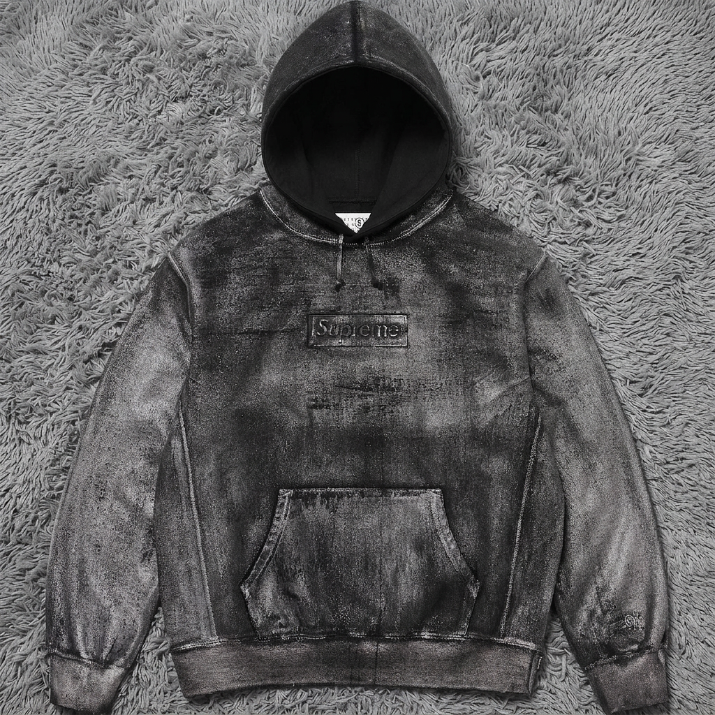 Supreme®/MM6 Maison Margiela Foil Box Logo Sweatshirt