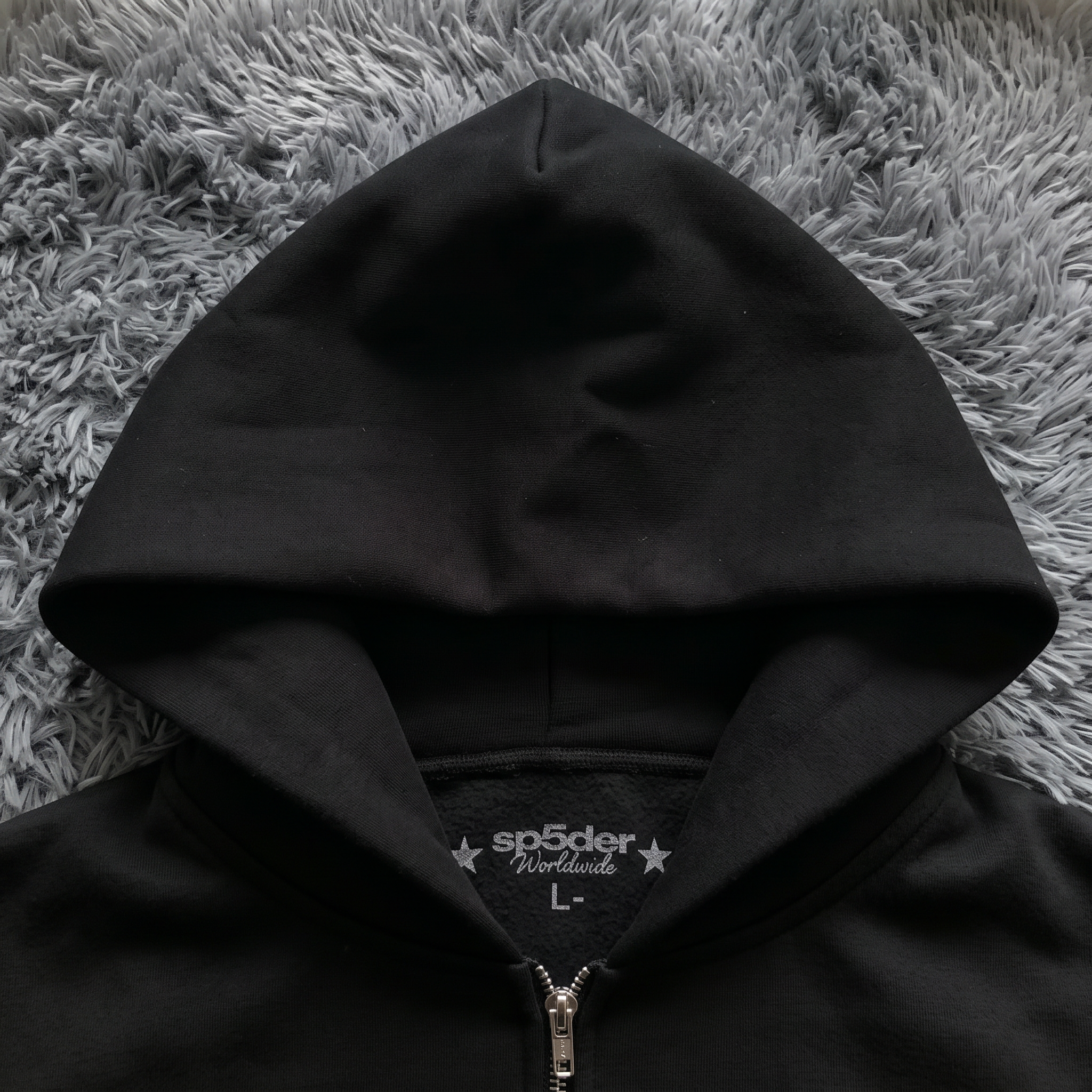 Sp5der x Cash App Web Full Zip Hoodie