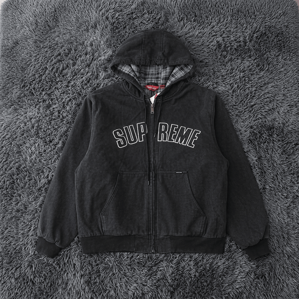 Supreme Plaid-Lined Cordura Work Jacket