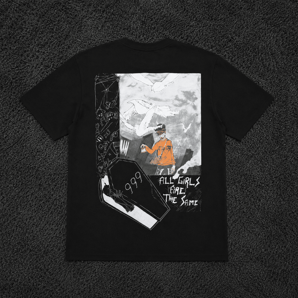Juice WRLD Revenge Black Graphic Tee | All Girls Are The Same Shirt