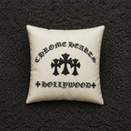 Chrome Hearts Hollywood Cross Leather Pillow