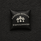 Chrome Hearts Hollywood Cross Leather Pillow