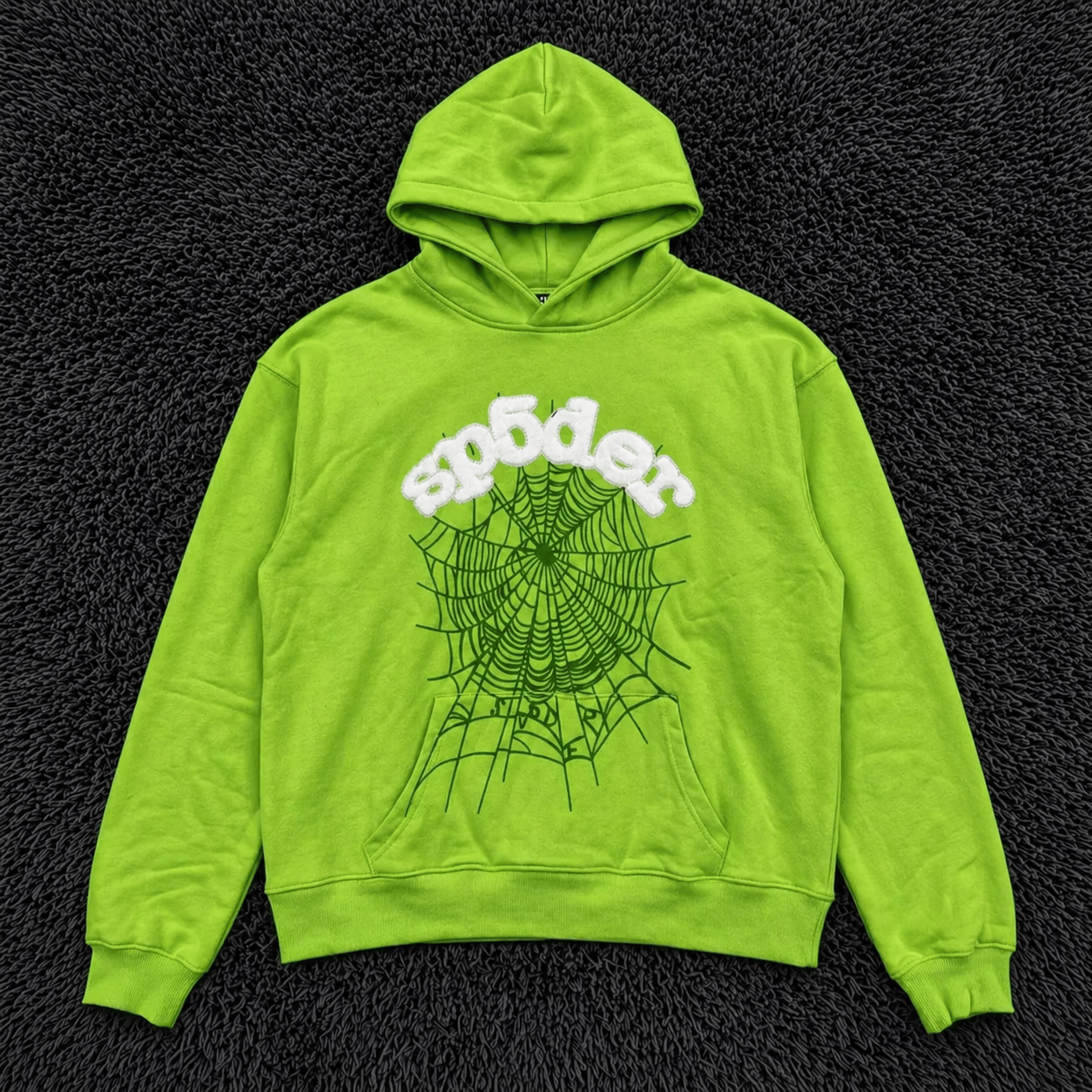 Sp5der Worldwide Slime Green Hoodie