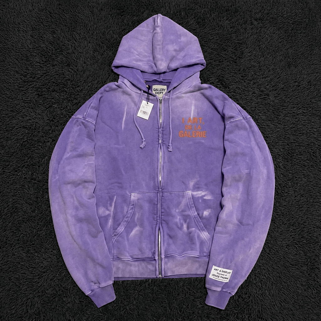 Gallery Dept. Sun-Faded Purple Zip-Up