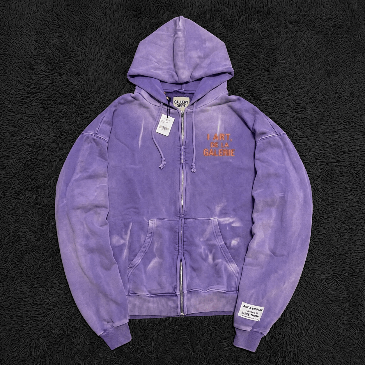 Gallery Dept. Sun-Faded Purple Zip-Up