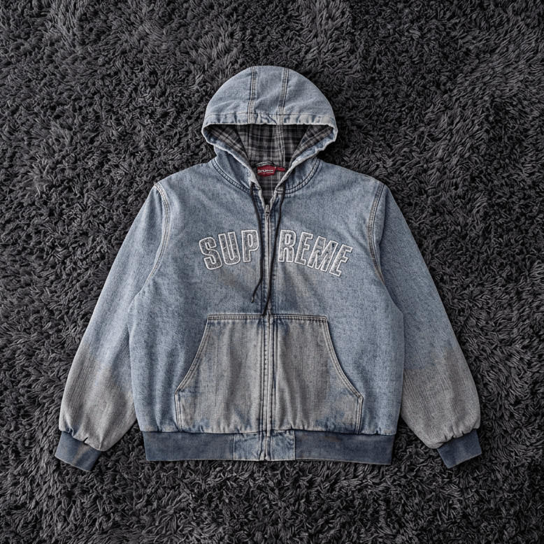 Supreme Plaid-Lined Cordura Work Jacket