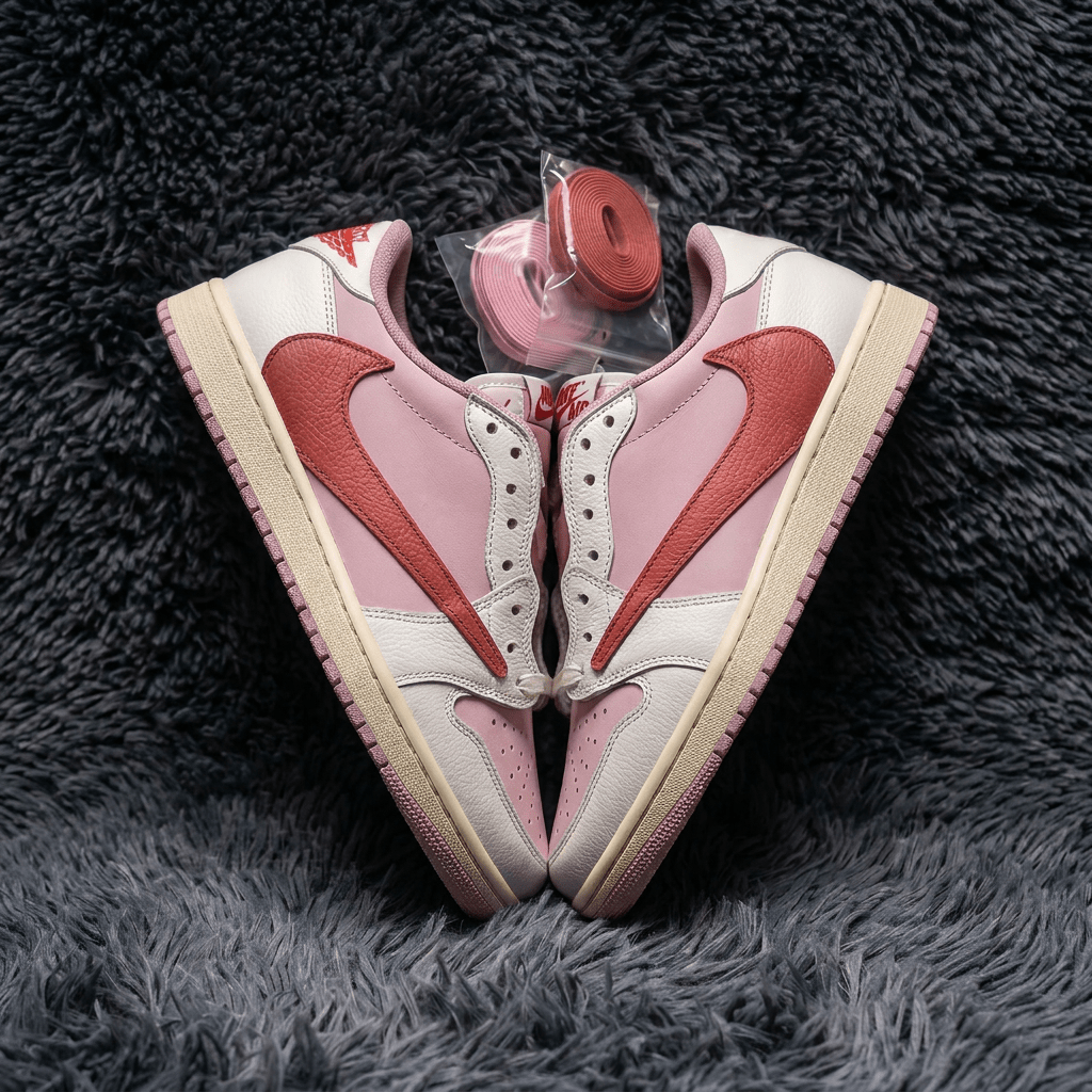 Travis Scott x Air Jordan 1 Low Pink
