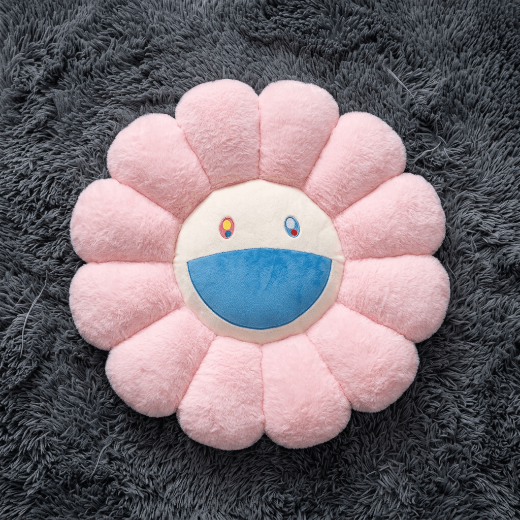 Takashi Murakami Flower Plush Pillow