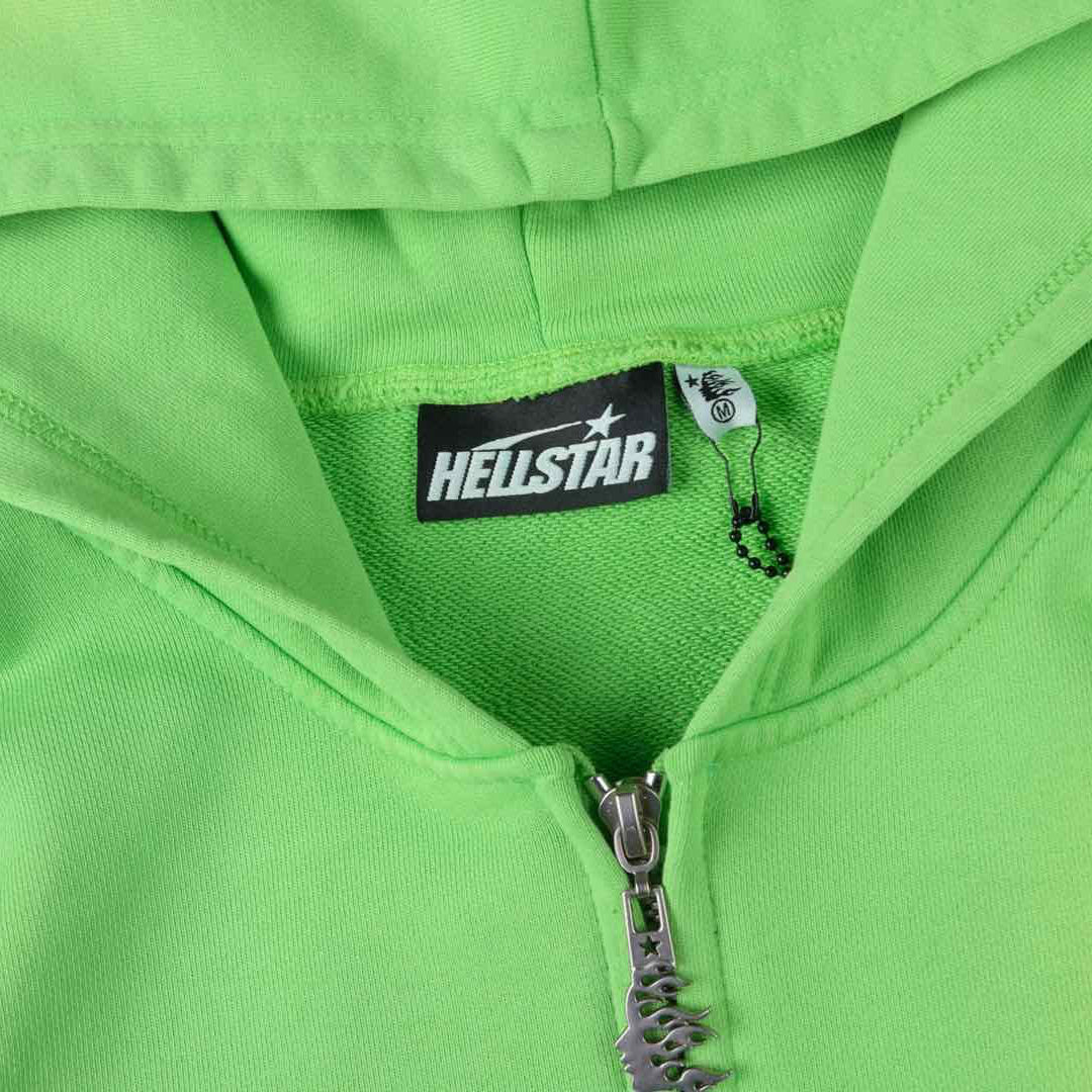 Hellstar Green Graffiti Jacket