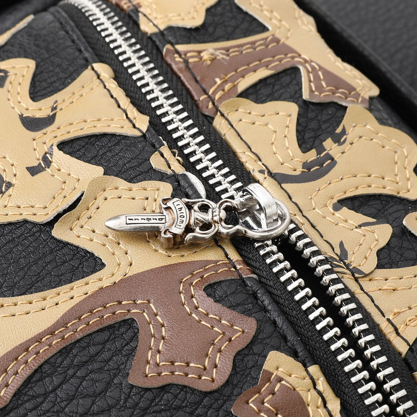 Chrome Hearts Leather Cross Backpack
