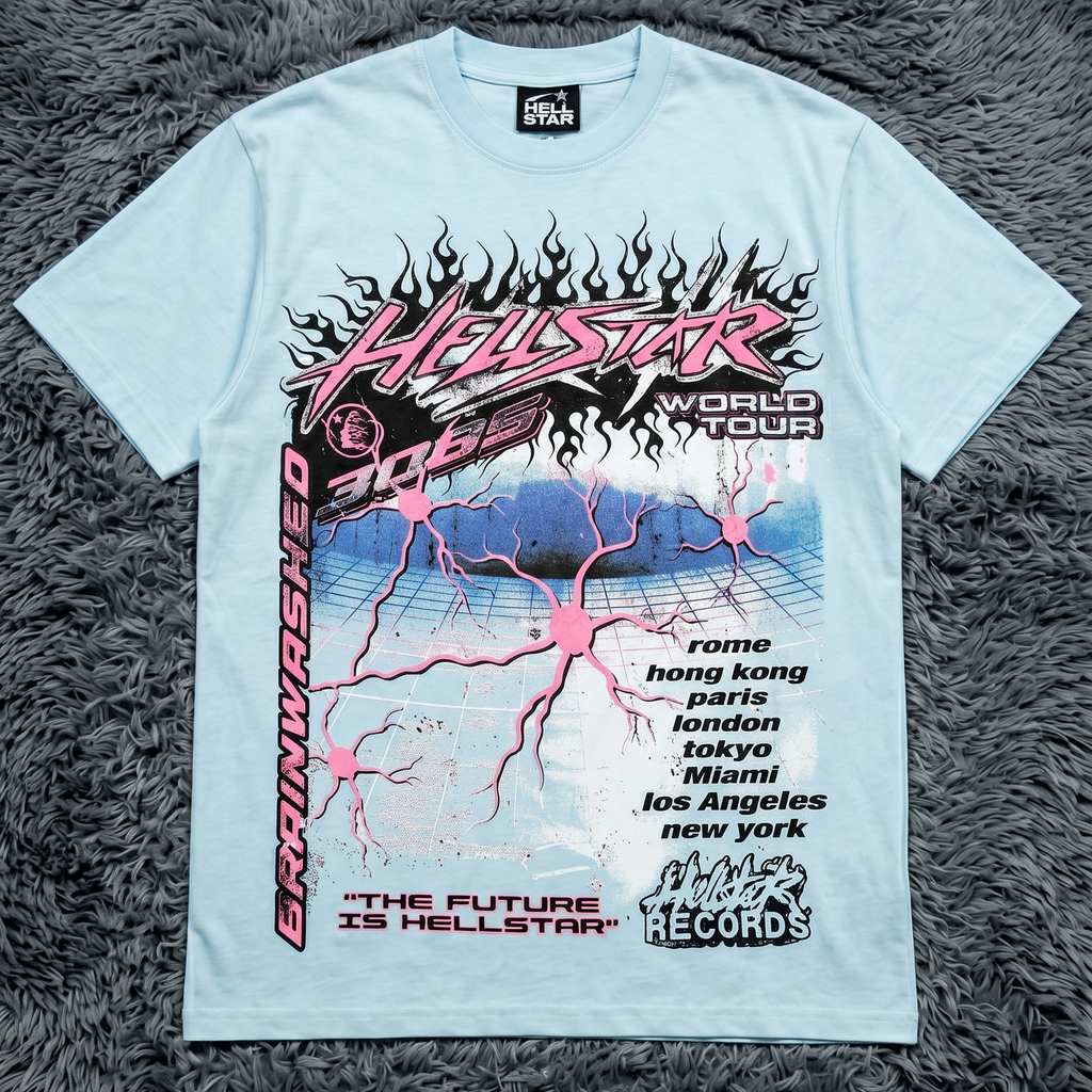 Hellstar “Brainwashed World Tour 3005” Graphic T-Shirt