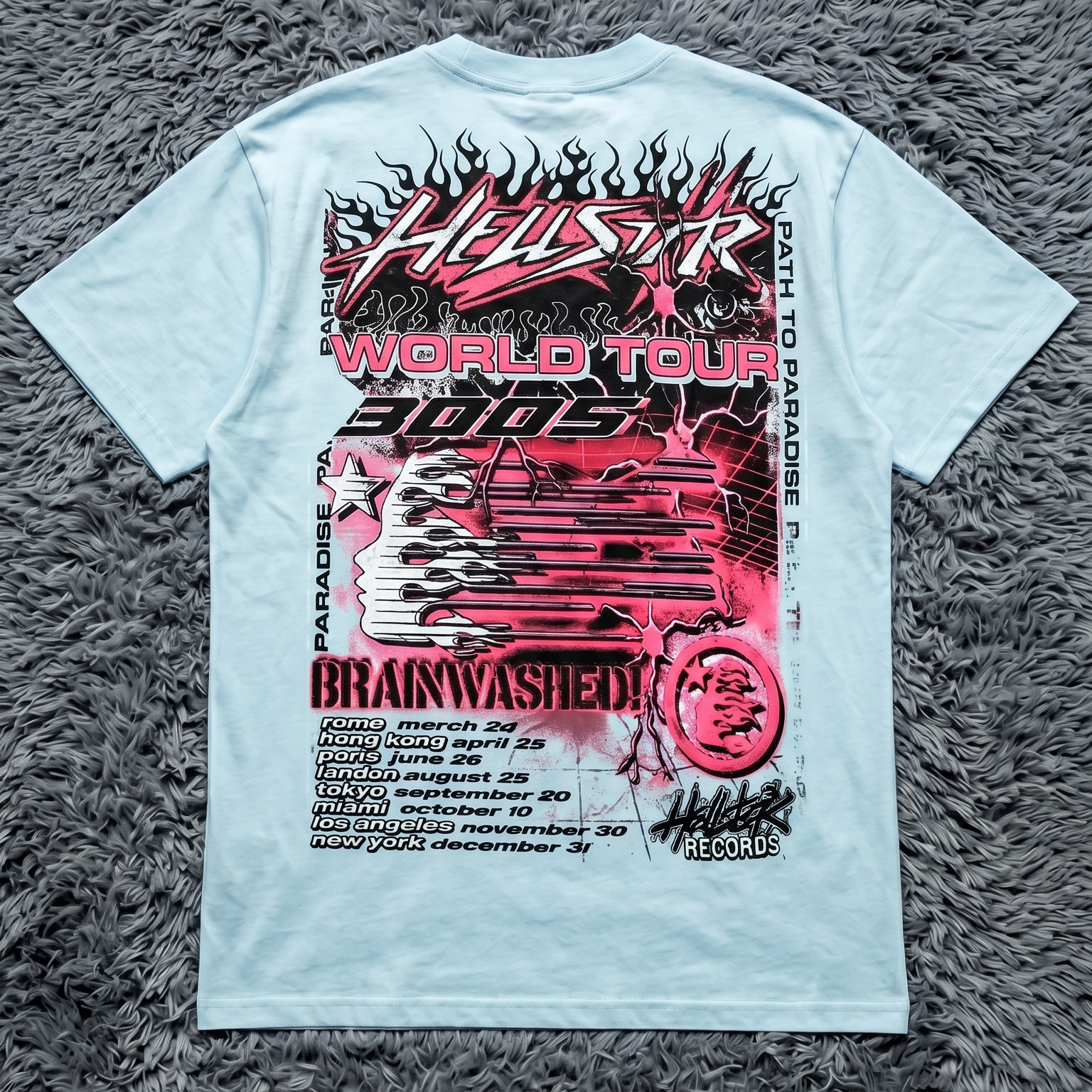 Hellstar “Brainwashed World Tour 3005” Graphic T-Shirt