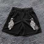 Eric Emanuel Grim Reaper Mesh Shorts