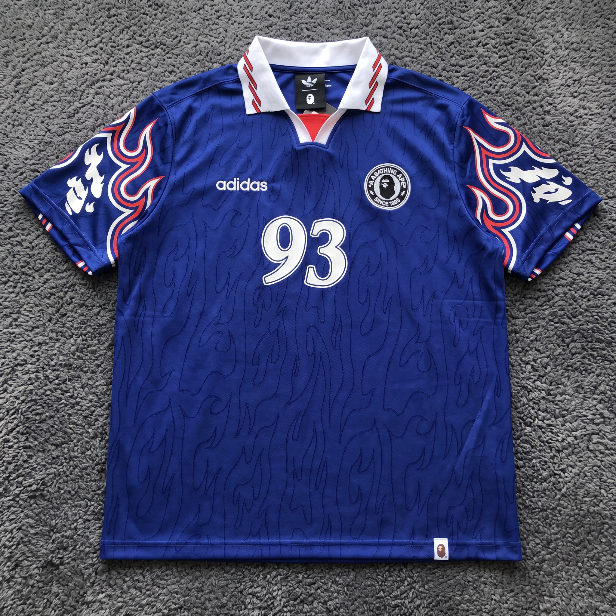 BAPE x adidas Flame Soccer Jersey – Limited Edition