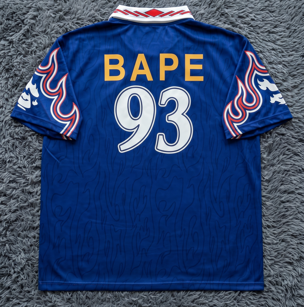 BAPE x adidas Flame Soccer Jersey – Limited Edition