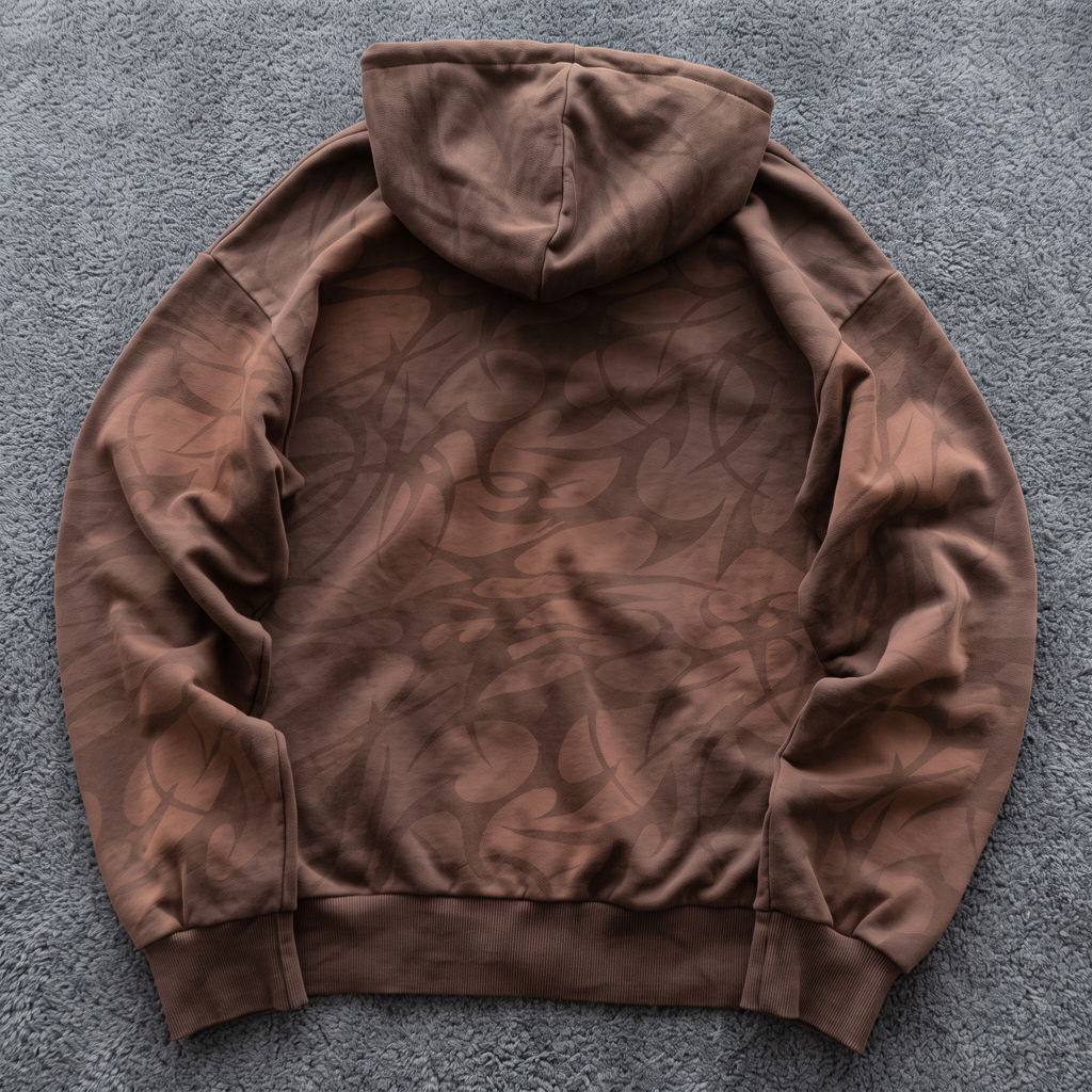 Hellstar Premium Brown Full Zip Hoodie